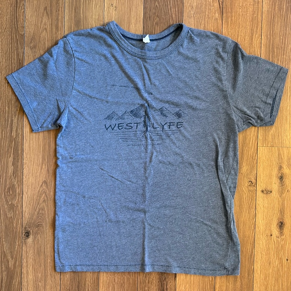 Blue West Lyfe Steamboat Colorado T-Shirt - Medium